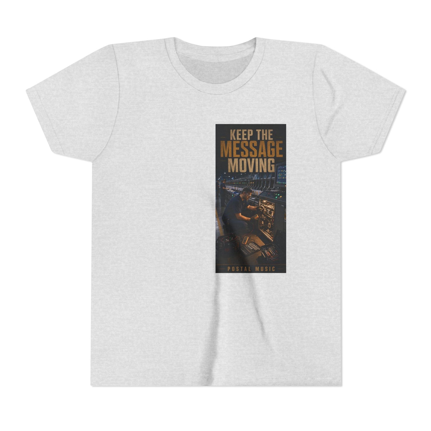 Postal Music — Keep the Message Moving — Youth T-Shirt