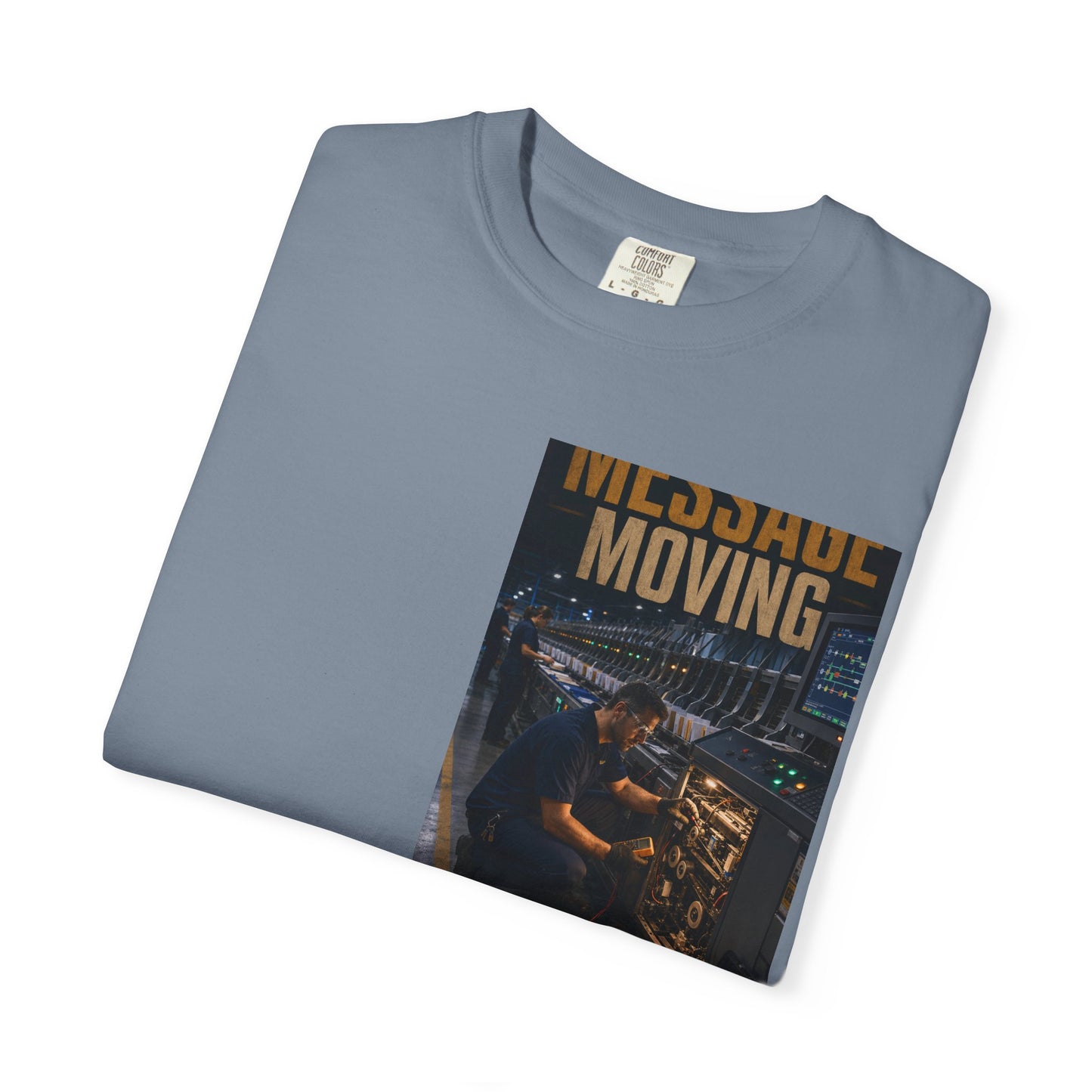 Postal Music — Keep the Message Moving — Garment-Dyed T-Shirt