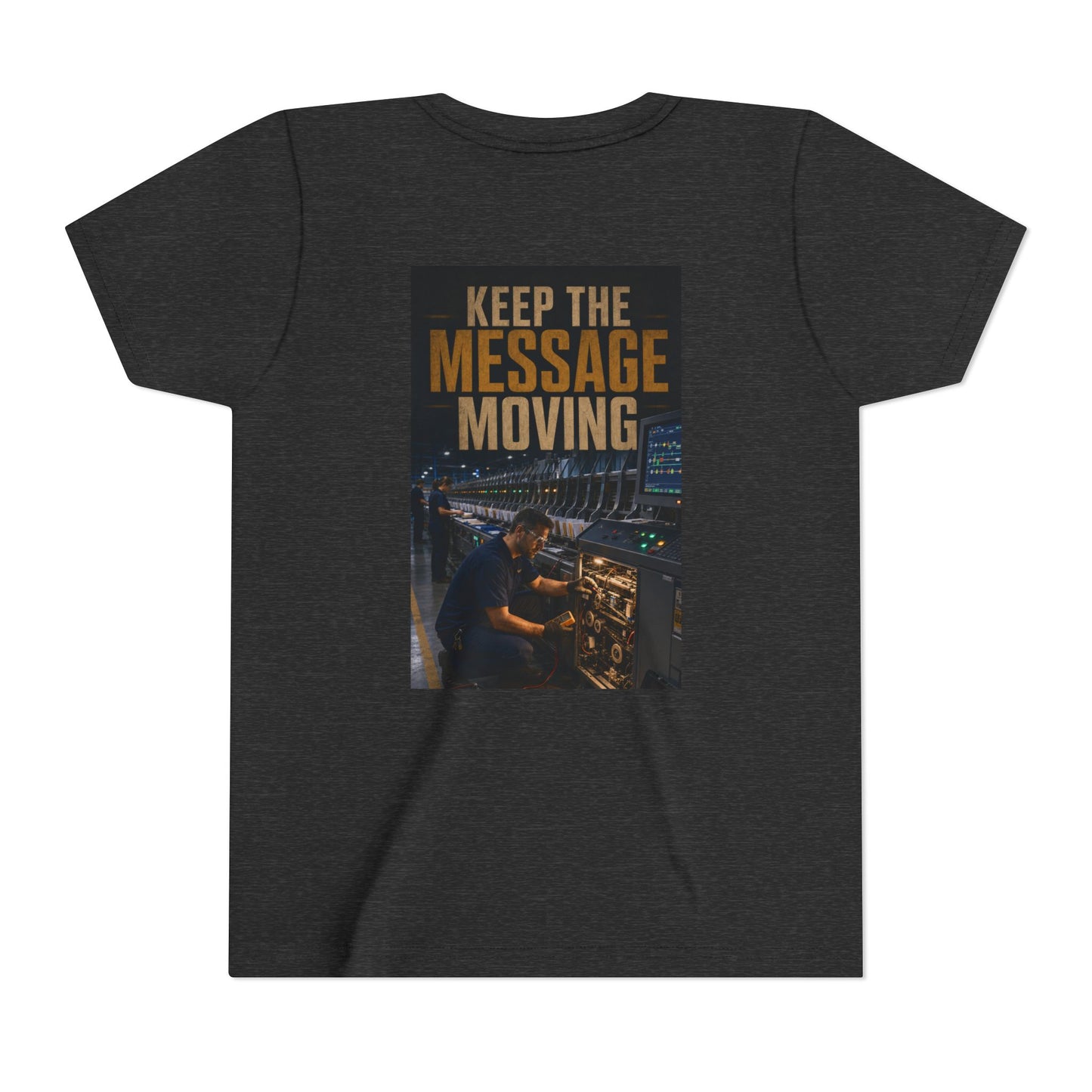 Postal Music — Keep the Message Moving — Youth T-Shirt