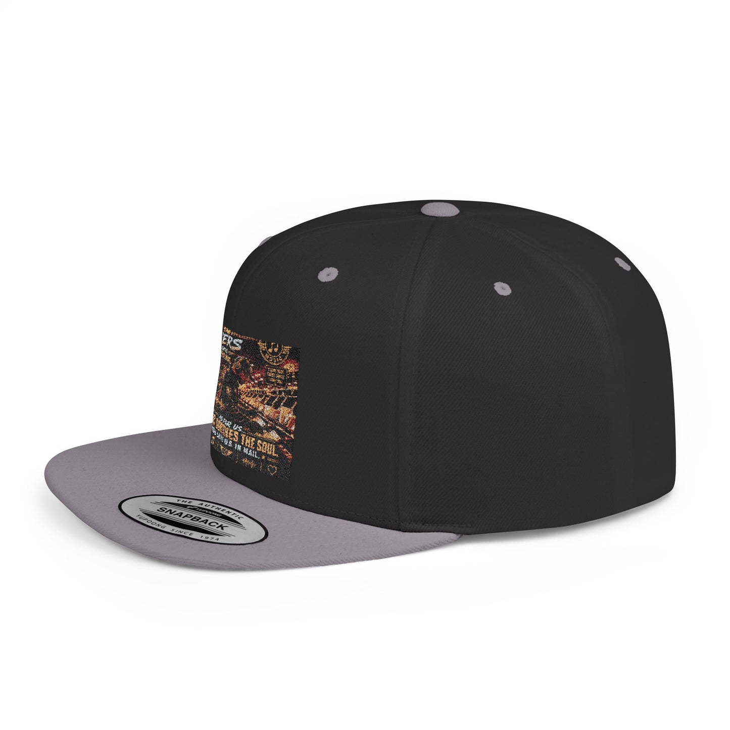 Postal Music — Music Powers the People — Flat-Bill Snapback