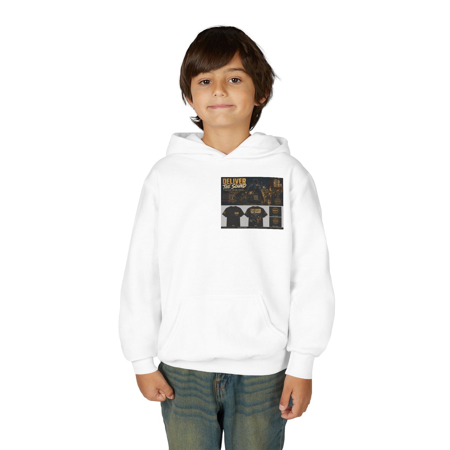 Postal Music — Deliver the Sound — Youth Hoodie