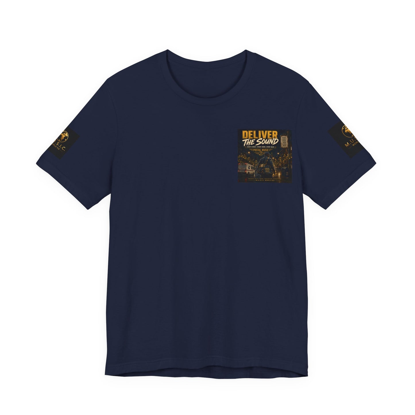 Postal Music — Deliver the Sound — Premium Unisex T-Shirt