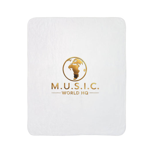 M.U.S.I.C. World HQ Essentials Premium Sherpa Blanket