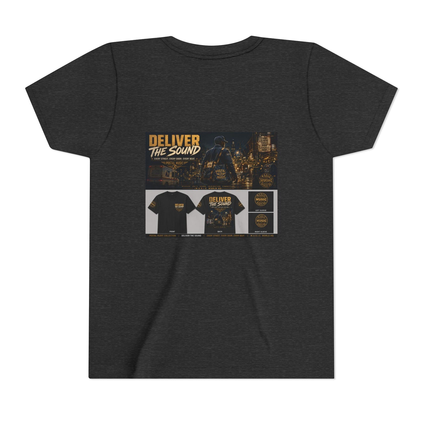 Postal Music — Deliver the Sound — Youth T-Shirt