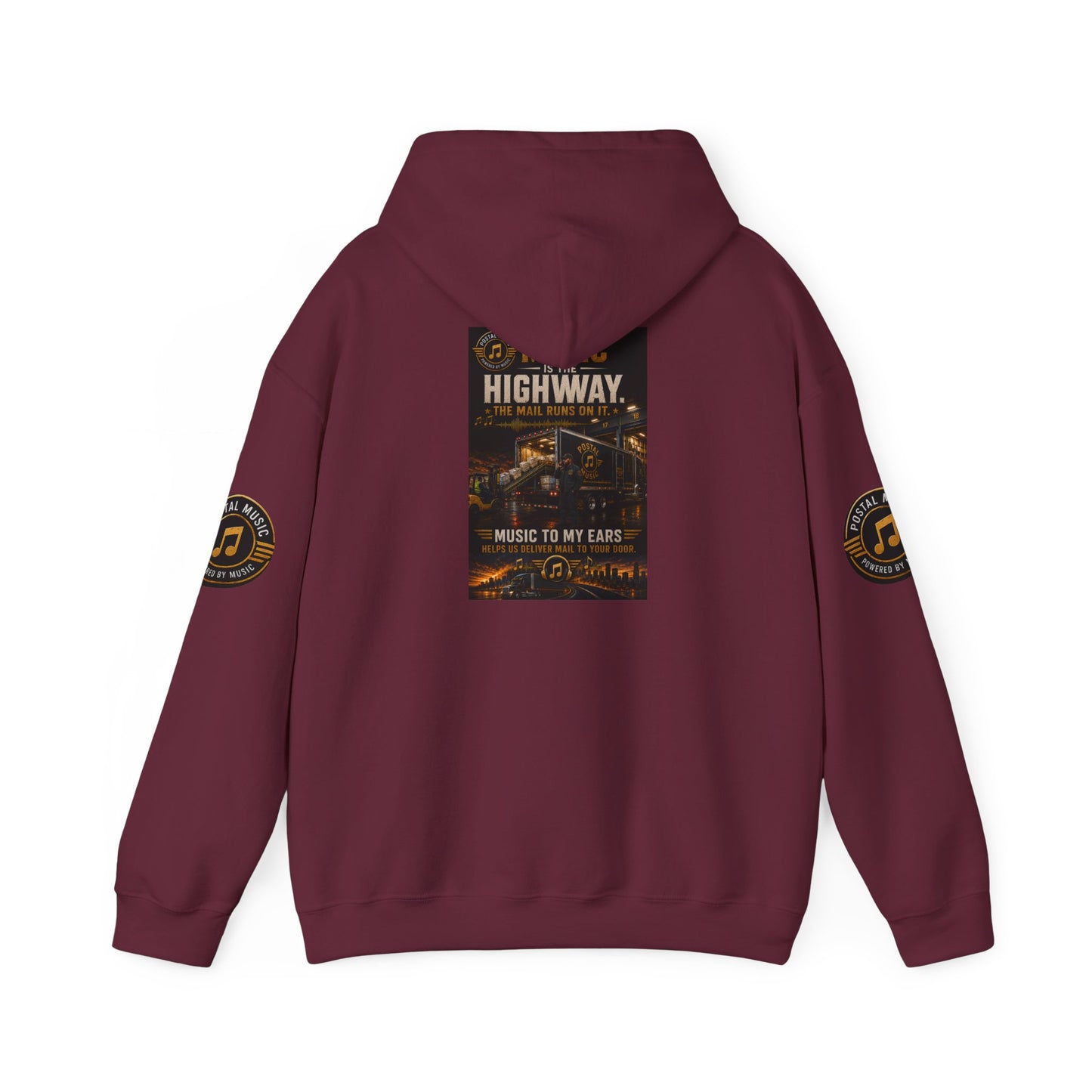 Postal Music — Music Is the Highway — Core Pullover Hoodie
