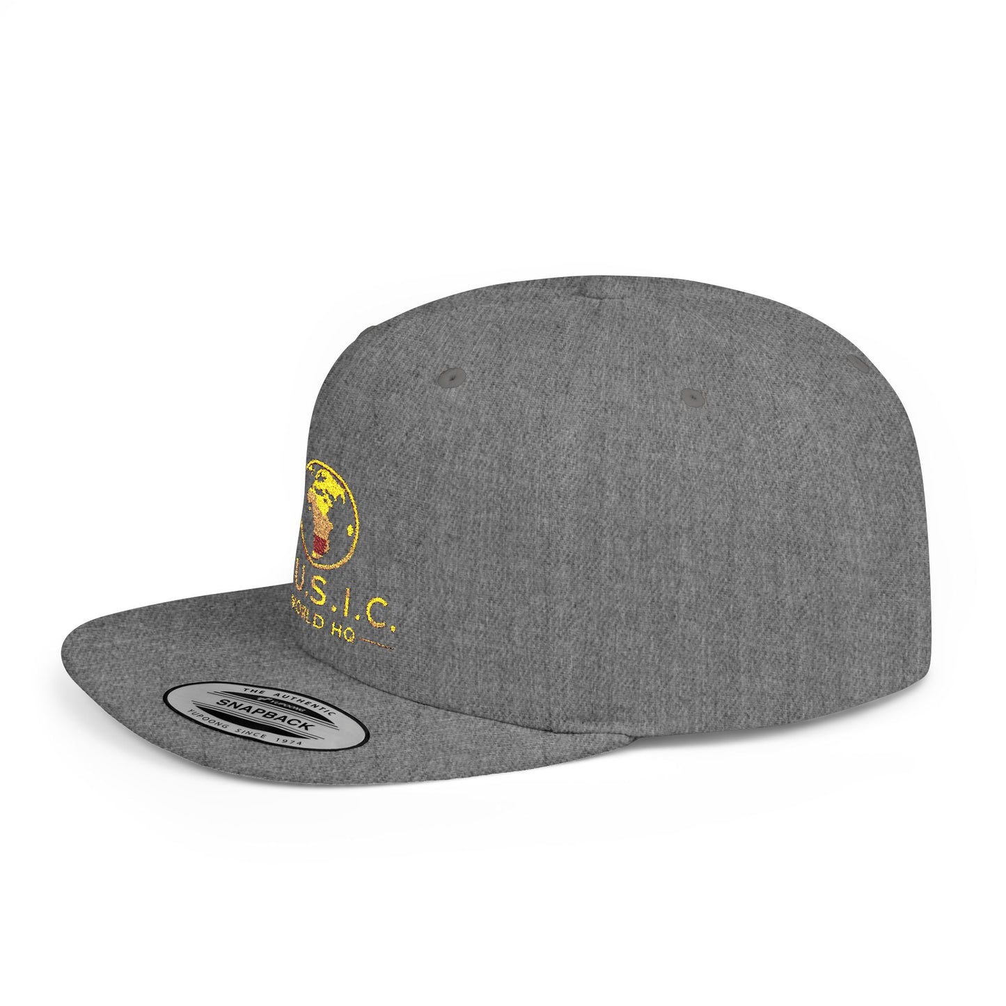 M.U.S.I.C. World HQ Heritage Premium Flat-Bill Snapback