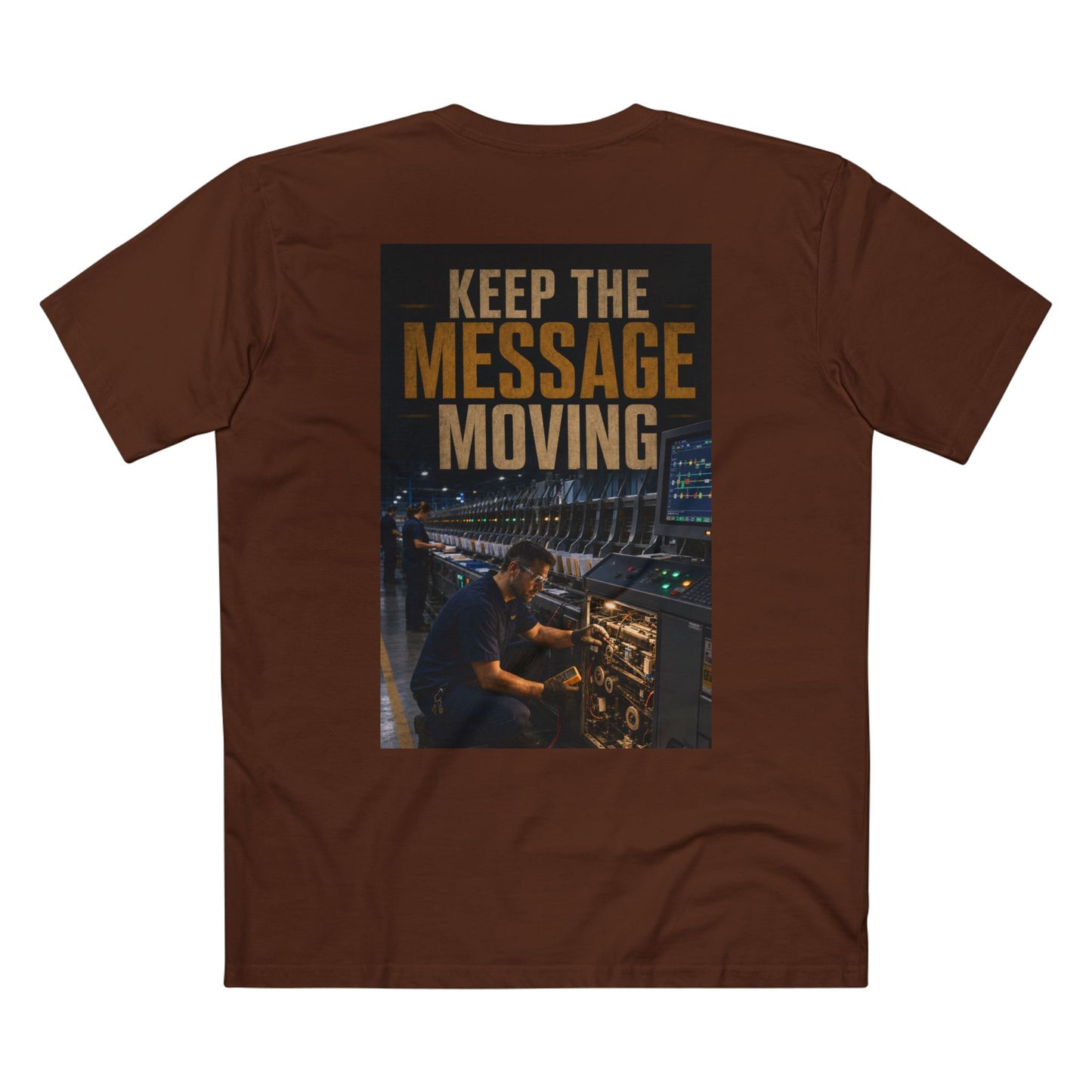 Postal Music — Keep the Message Moving — Streetwear T-Shirt