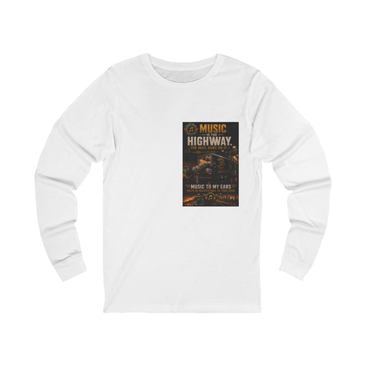 Postal Music — Music Is the Highway — Long-Sleeve T-Shirt