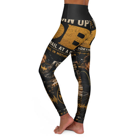 Turn Up the DBs — Women's AOP Yoga Leggings