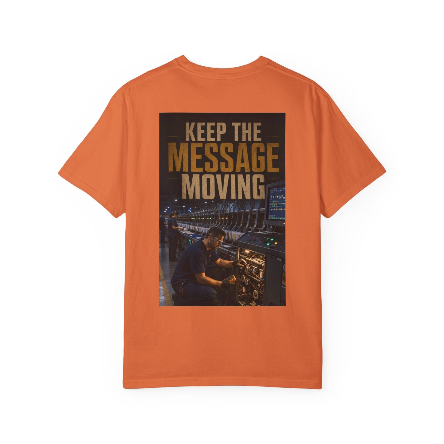Postal Music — Keep the Message Moving — Garment-Dyed T-Shirt