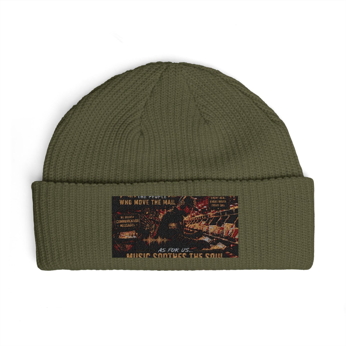 Postal Music — Music Powers the People — Knit Beanie