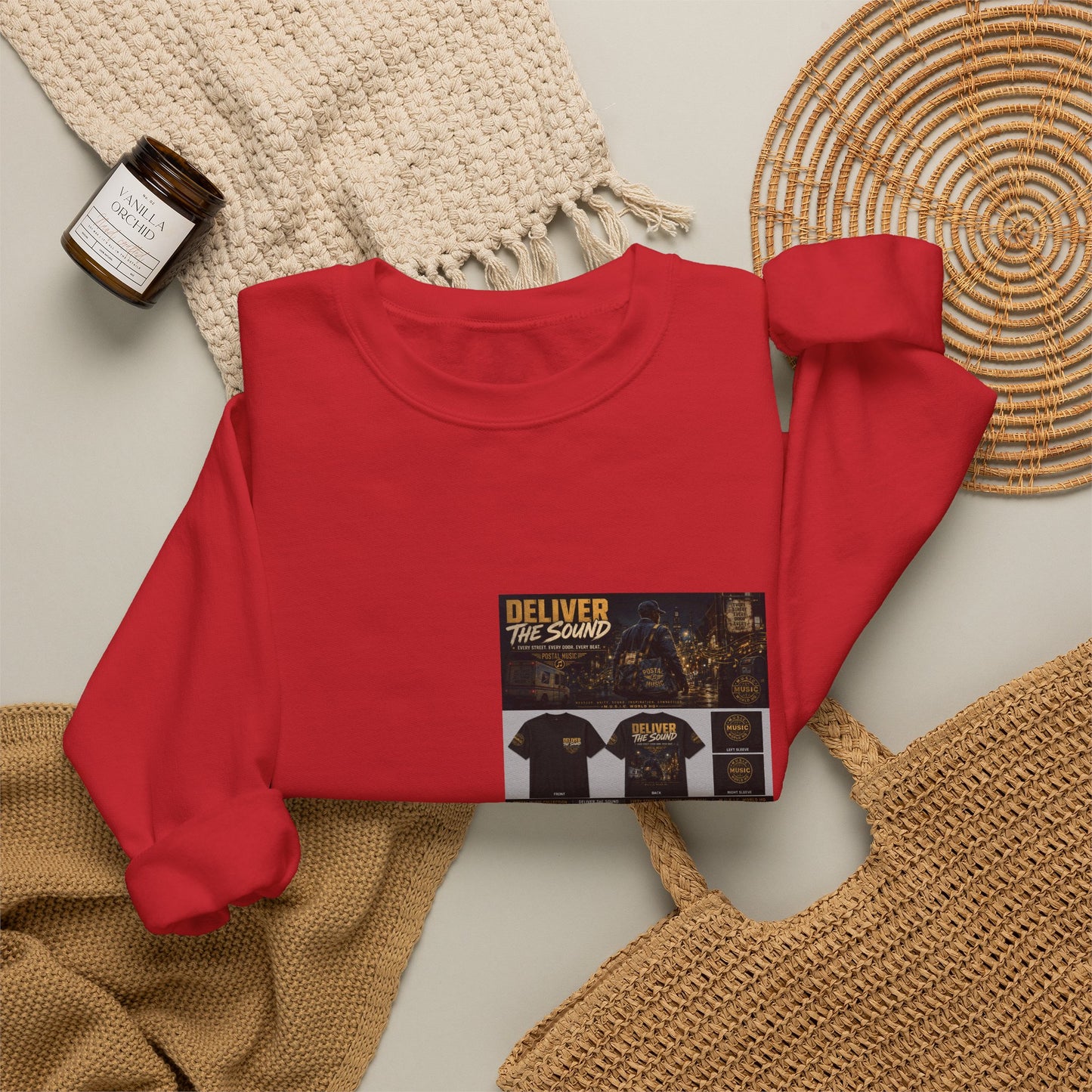 Postal Music — Deliver the Sound — Core Crewneck Sweatshirt