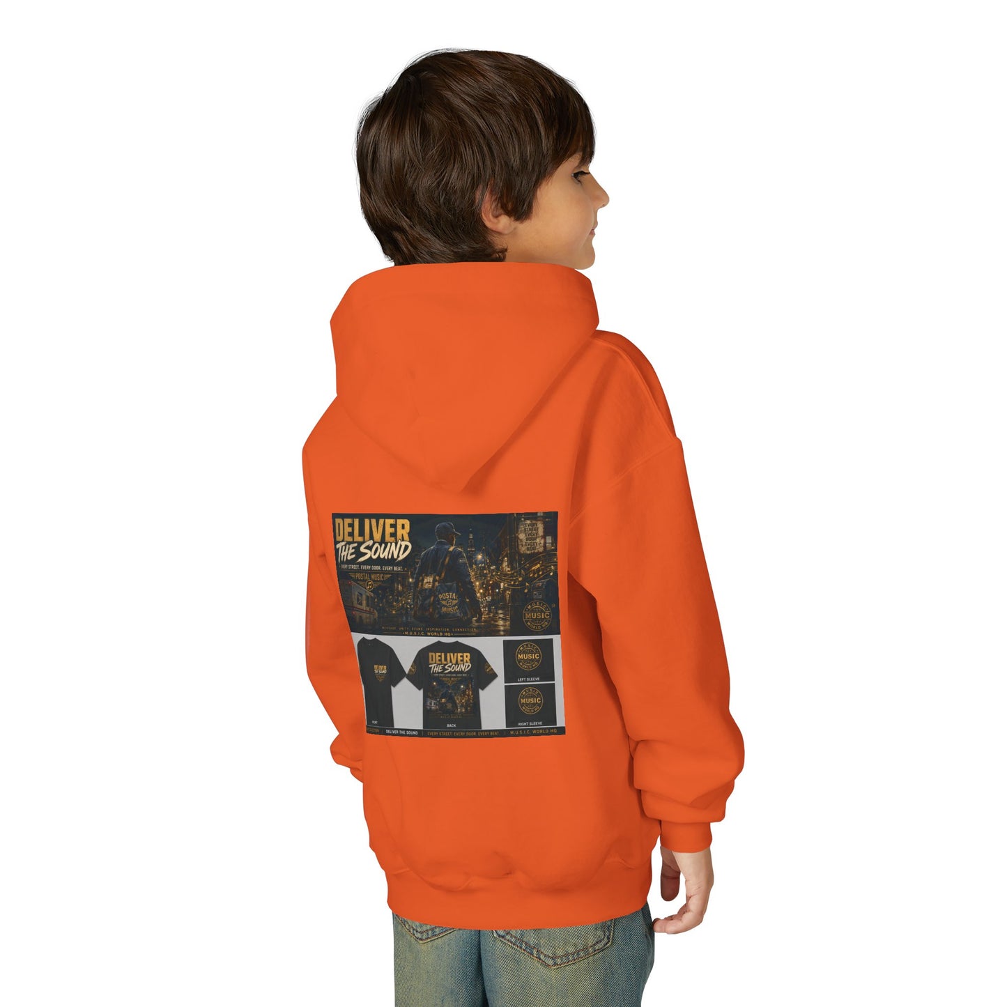 Postal Music — Deliver the Sound — Youth Hoodie
