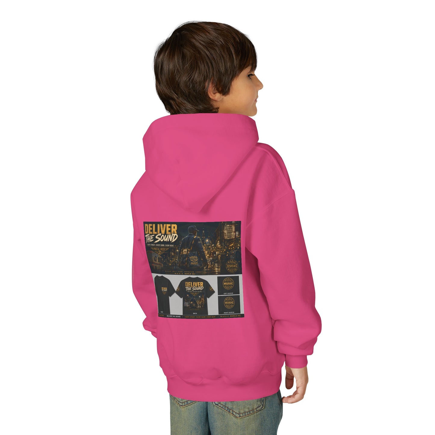 Postal Music — Deliver the Sound — Youth Hoodie