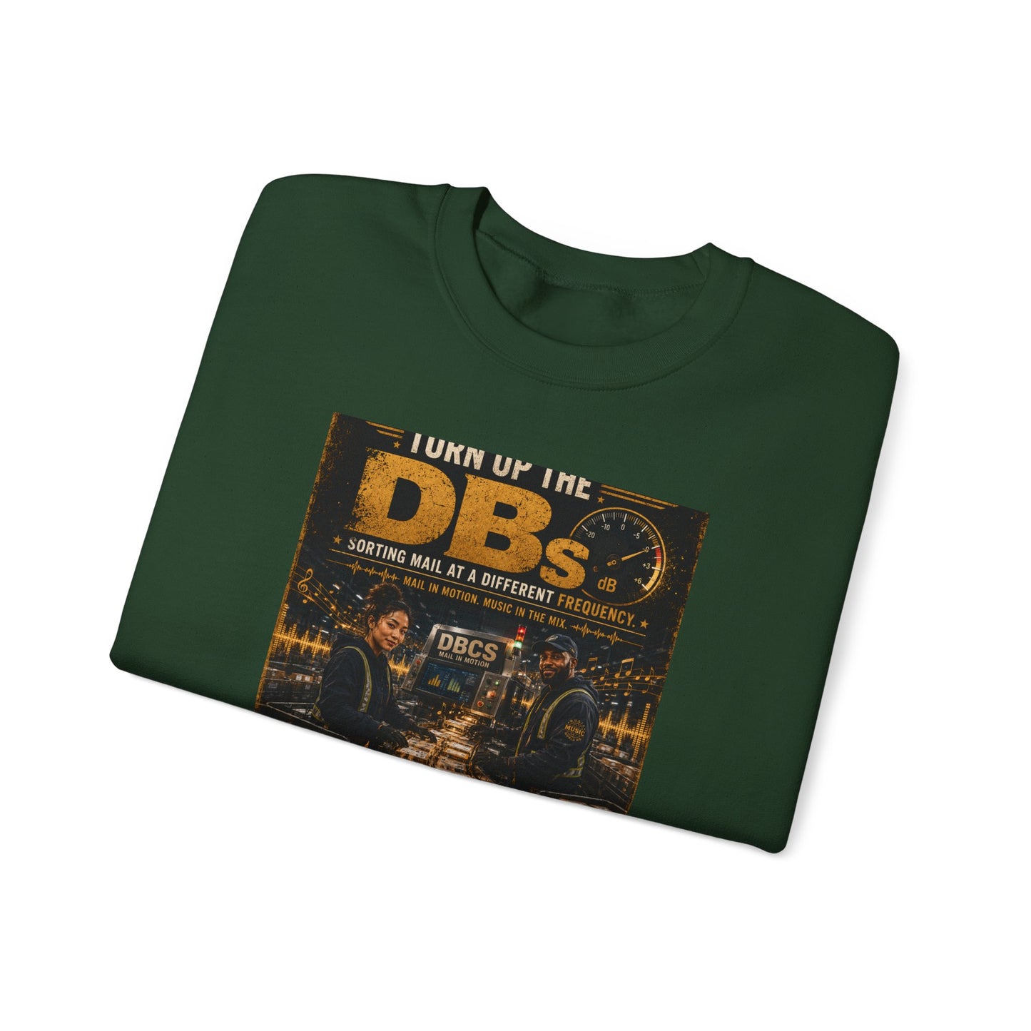Turn Up the DBs — Men's Crewneck Sweatshirt (Jogger Set Top)