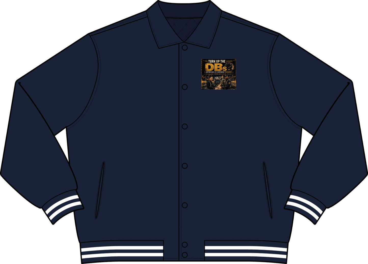 Turn Up the DBs — Men's Varsity Jacket