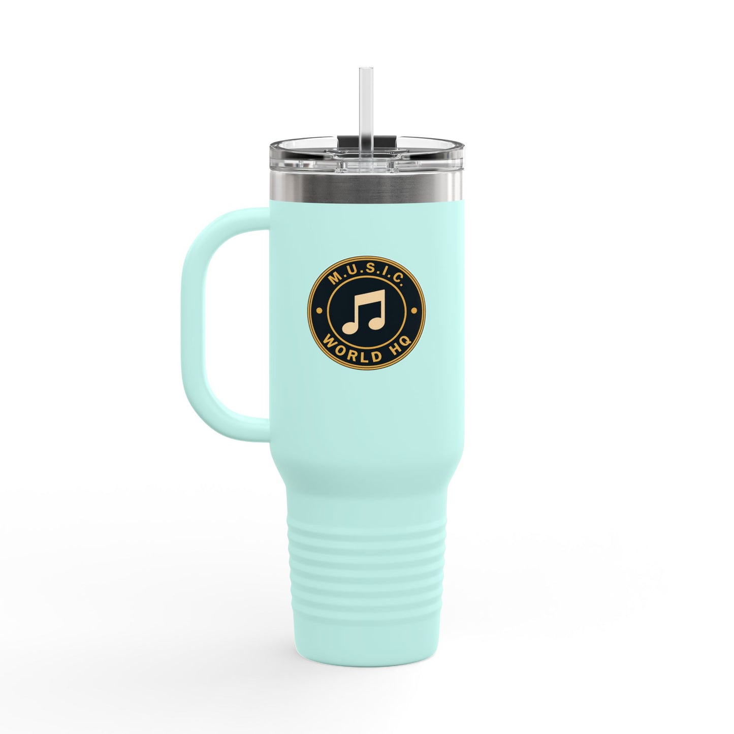 Postal Music - Level 7 Keeps the Rhythm Clean - Insulated Travel Tumbler 40oz