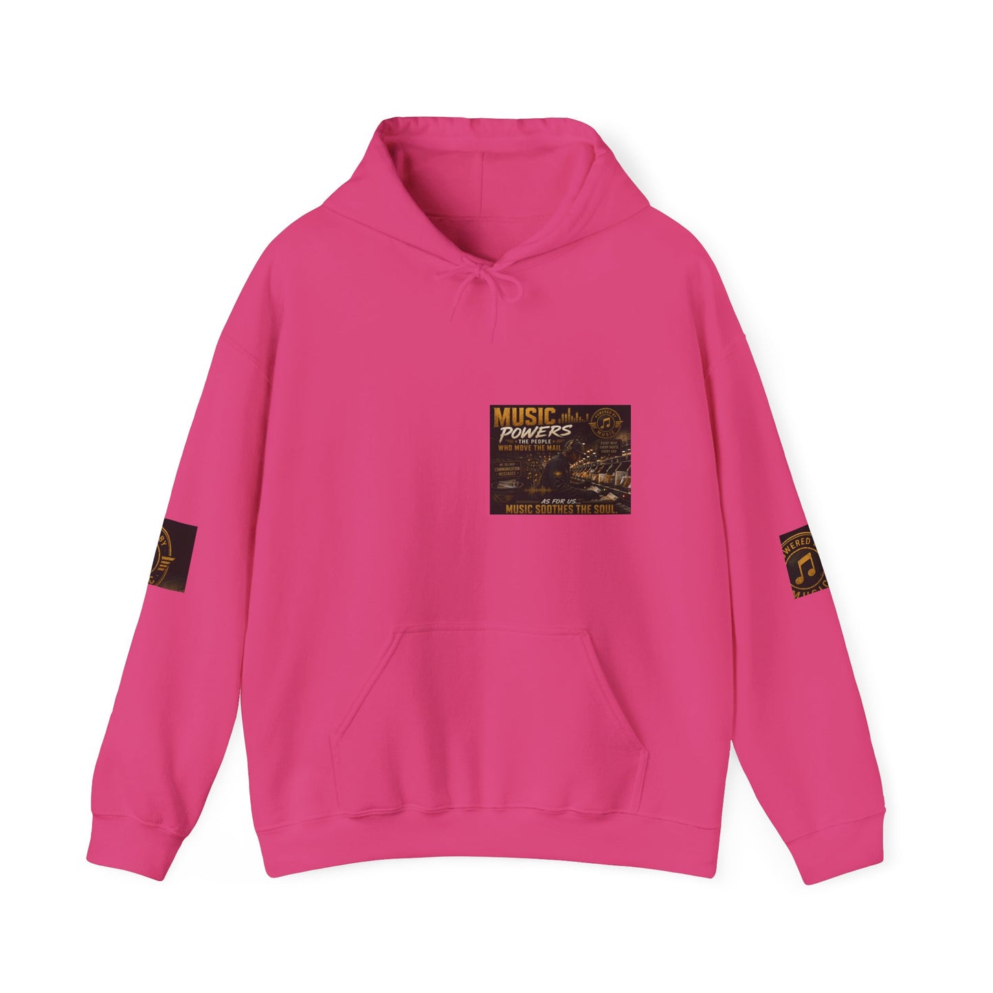 Postal Music — Music Powers the People — Core Pullover Hoodie