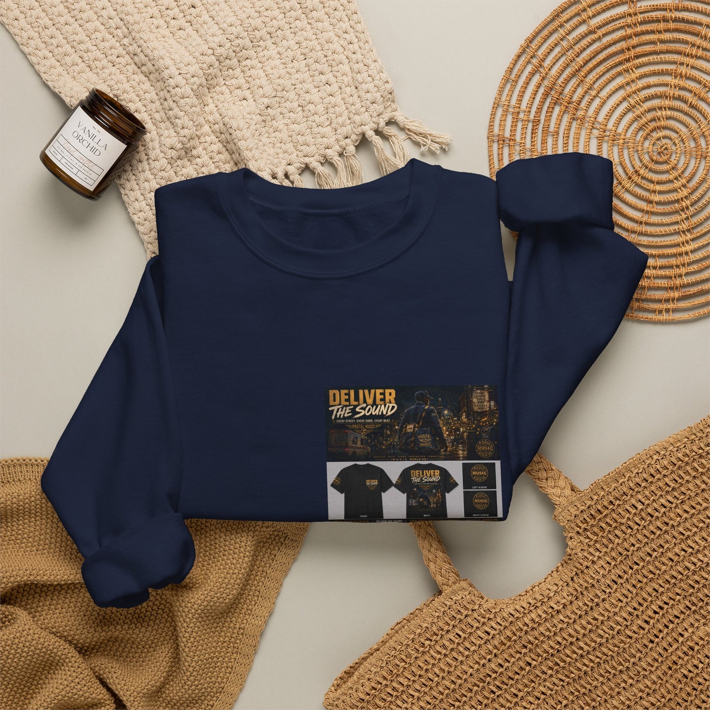 Postal Music — Deliver the Sound — Core Crewneck Sweatshirt