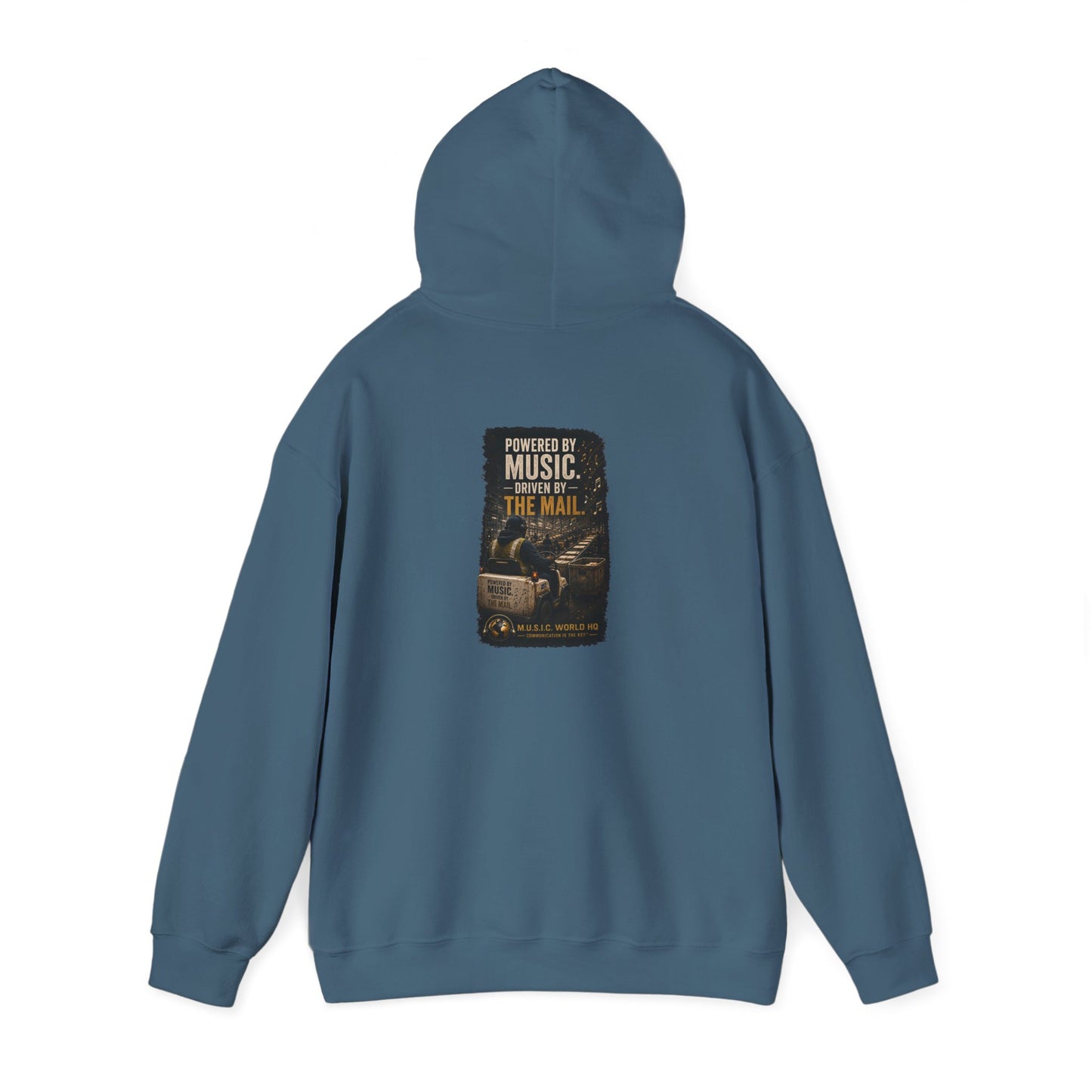 Postal Music - Powered by Music Hoodie - Colorways B