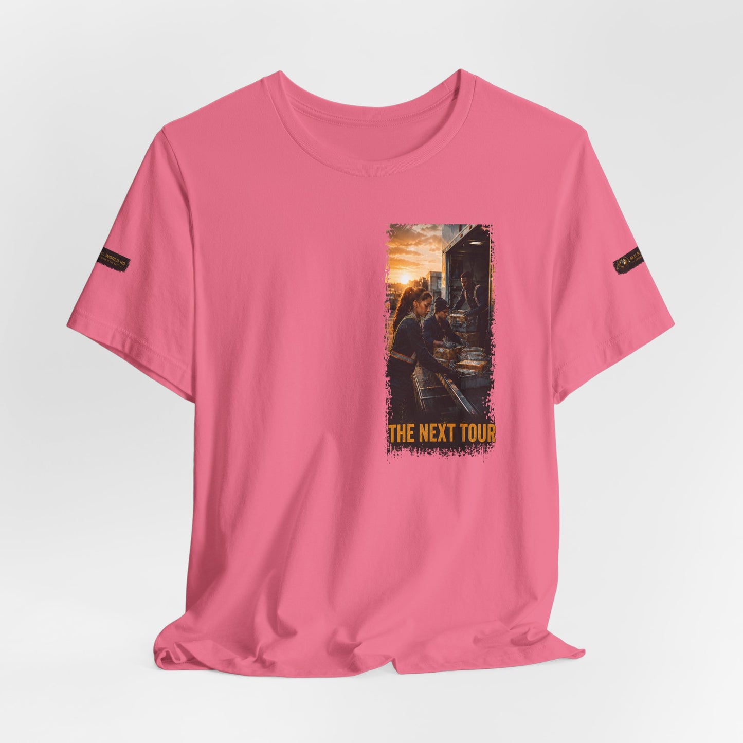 Postal Music — The Next Tour Premium Unisex T-Shirt — Color Group 2 of 11