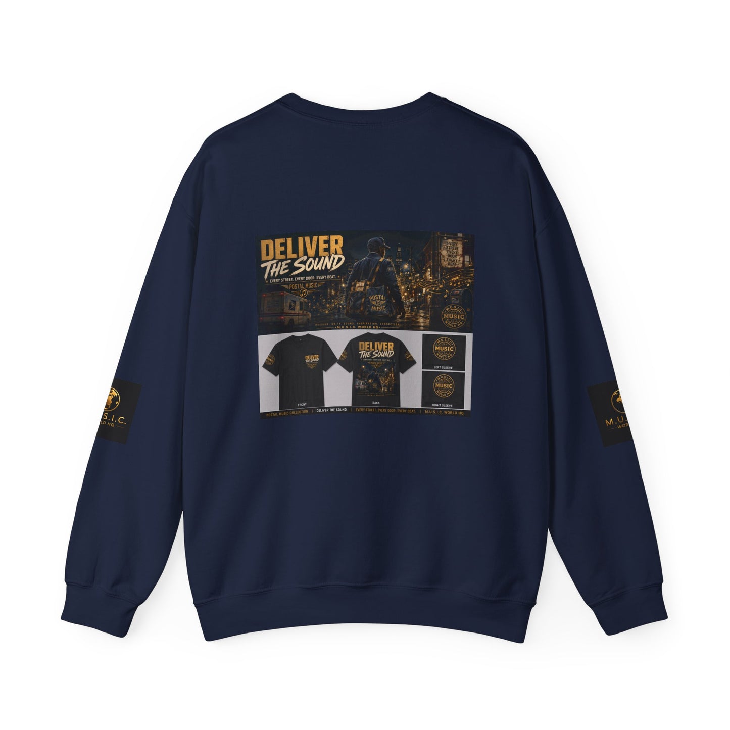 Postal Music — Deliver the Sound — Core Crewneck Sweatshirt