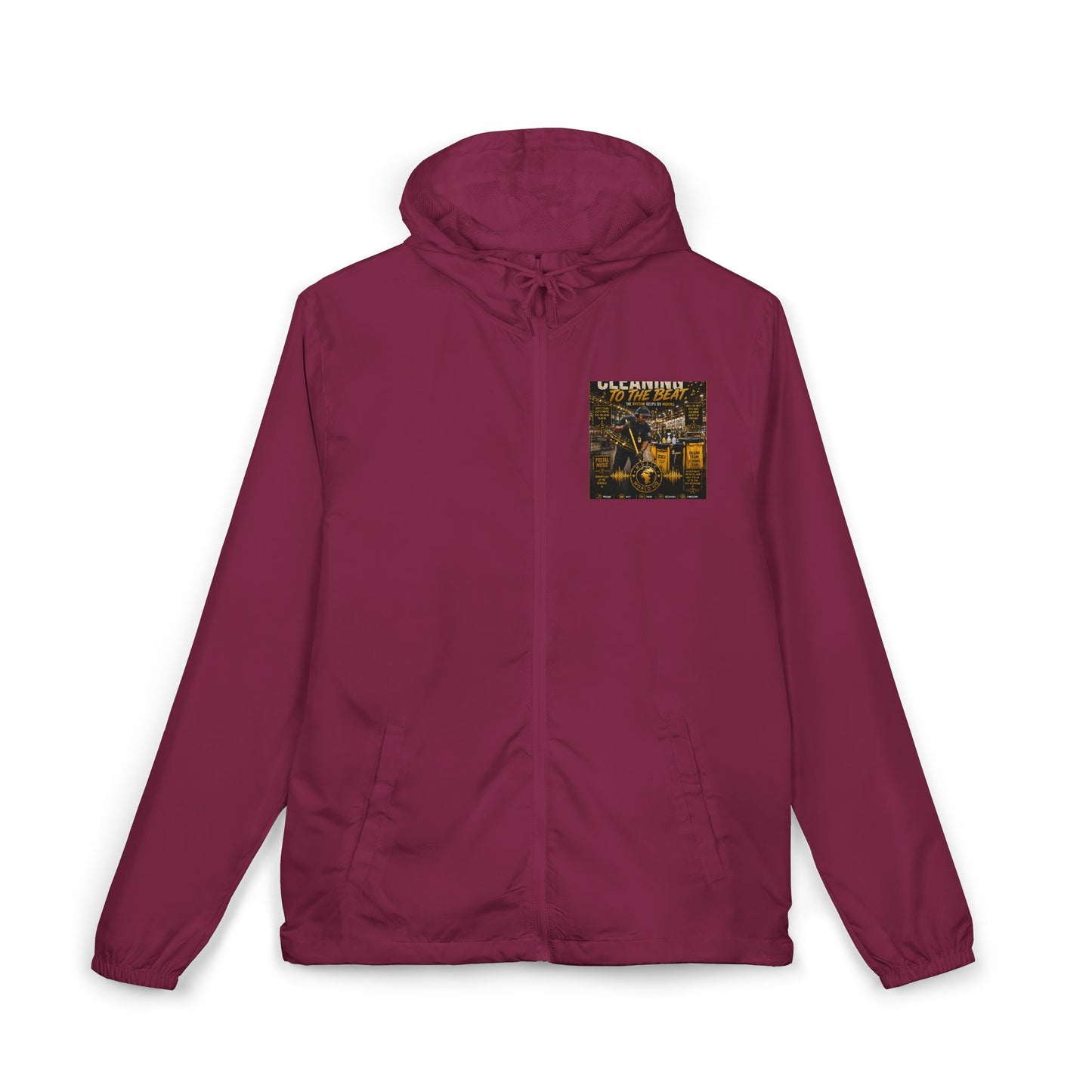 Cleaning to the Beat — Athletic Track Jacket