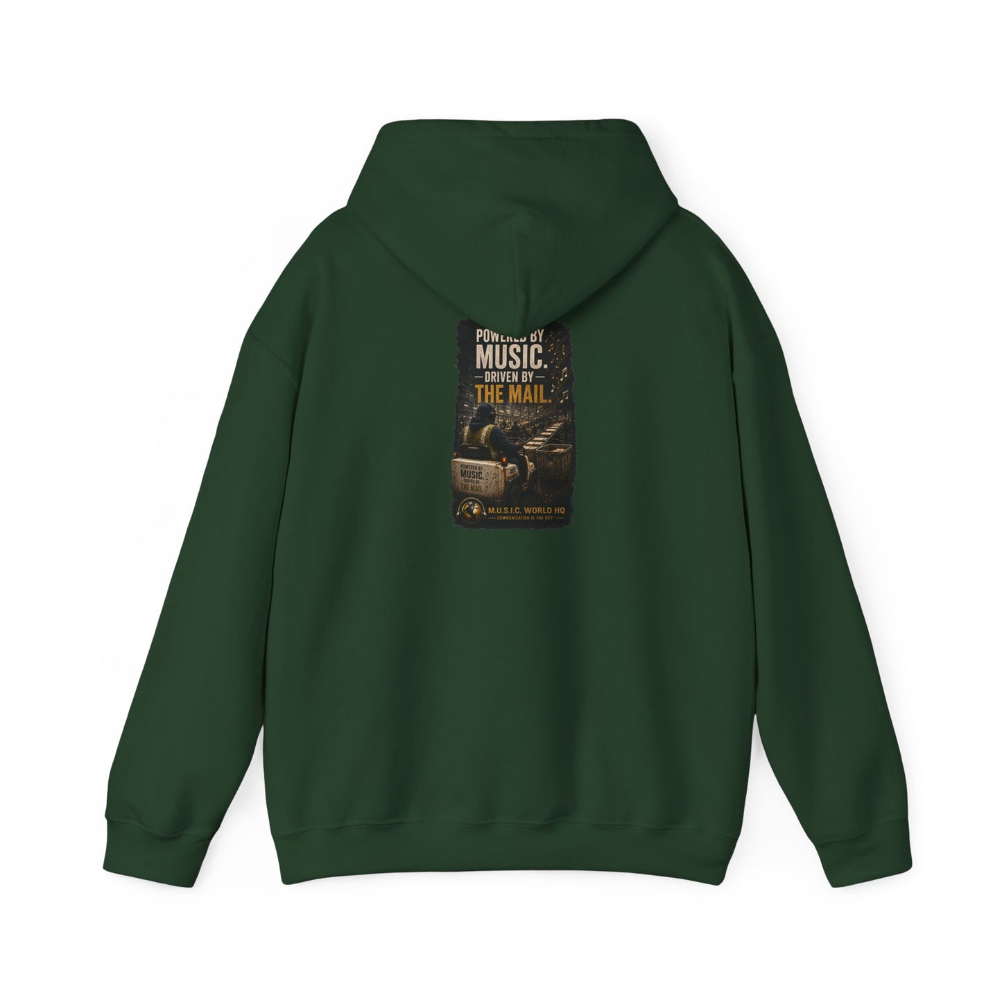 Postal Music - Powered by Music Hoodie - Colorways A1b