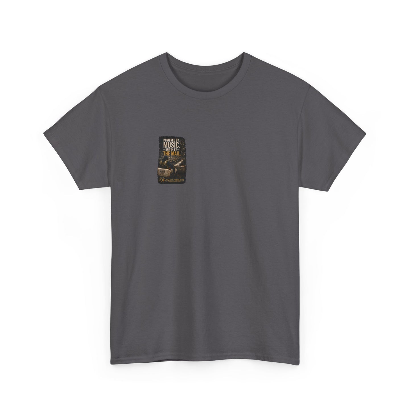 Postal Music - Powered by Music Premium T-Shirt - Colorways B