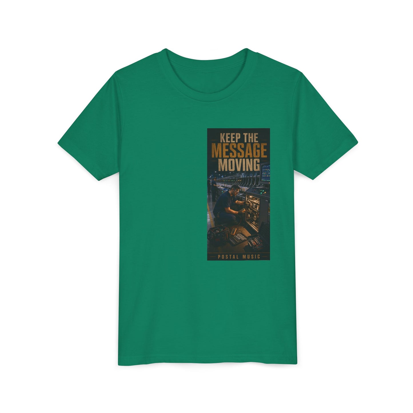 Postal Music — Keep the Message Moving — Youth T-Shirt
