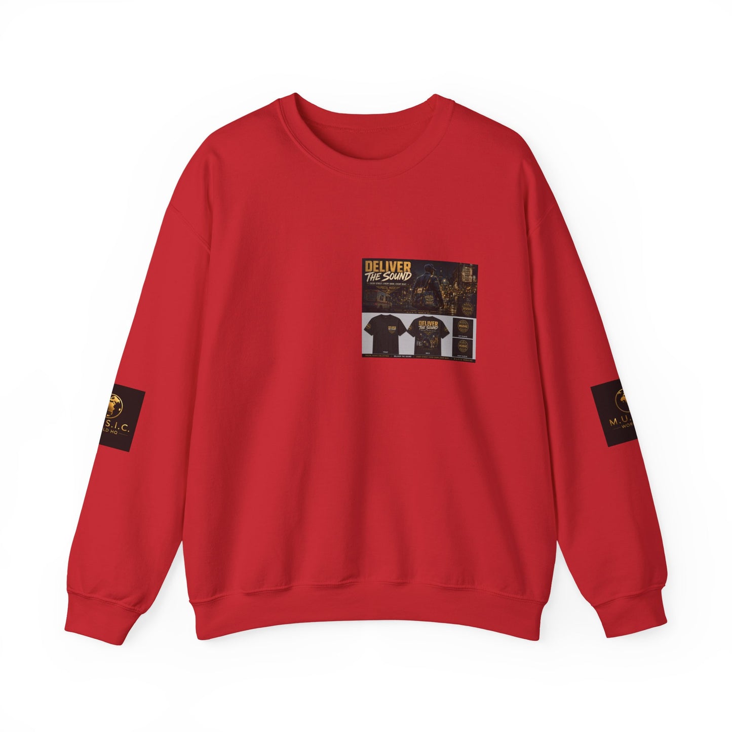 Postal Music — Deliver the Sound — Core Crewneck Sweatshirt
