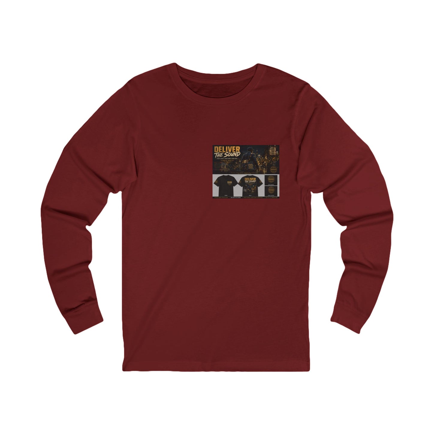 Postal Music — Deliver the Sound — Long-Sleeve T-Shirt