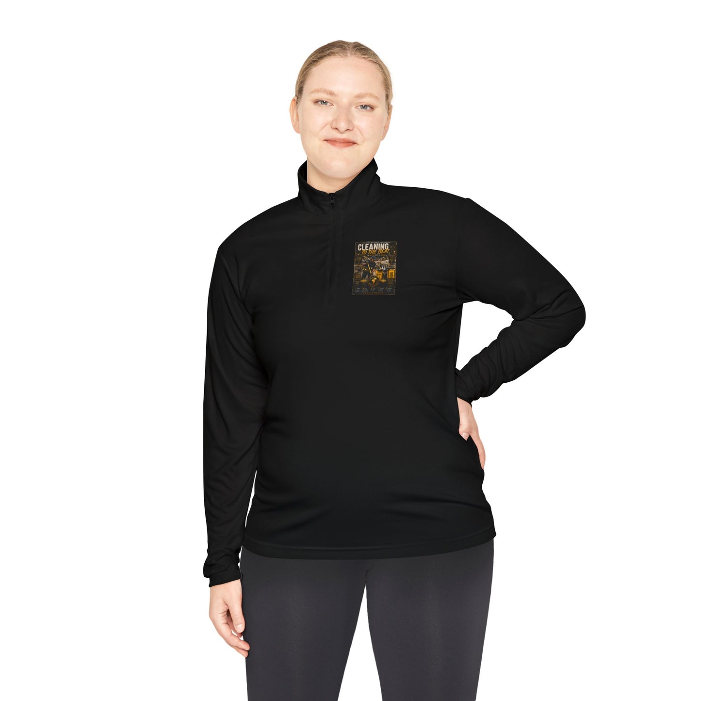 Cleaning to the Beat — Quarter-Zip Pullover