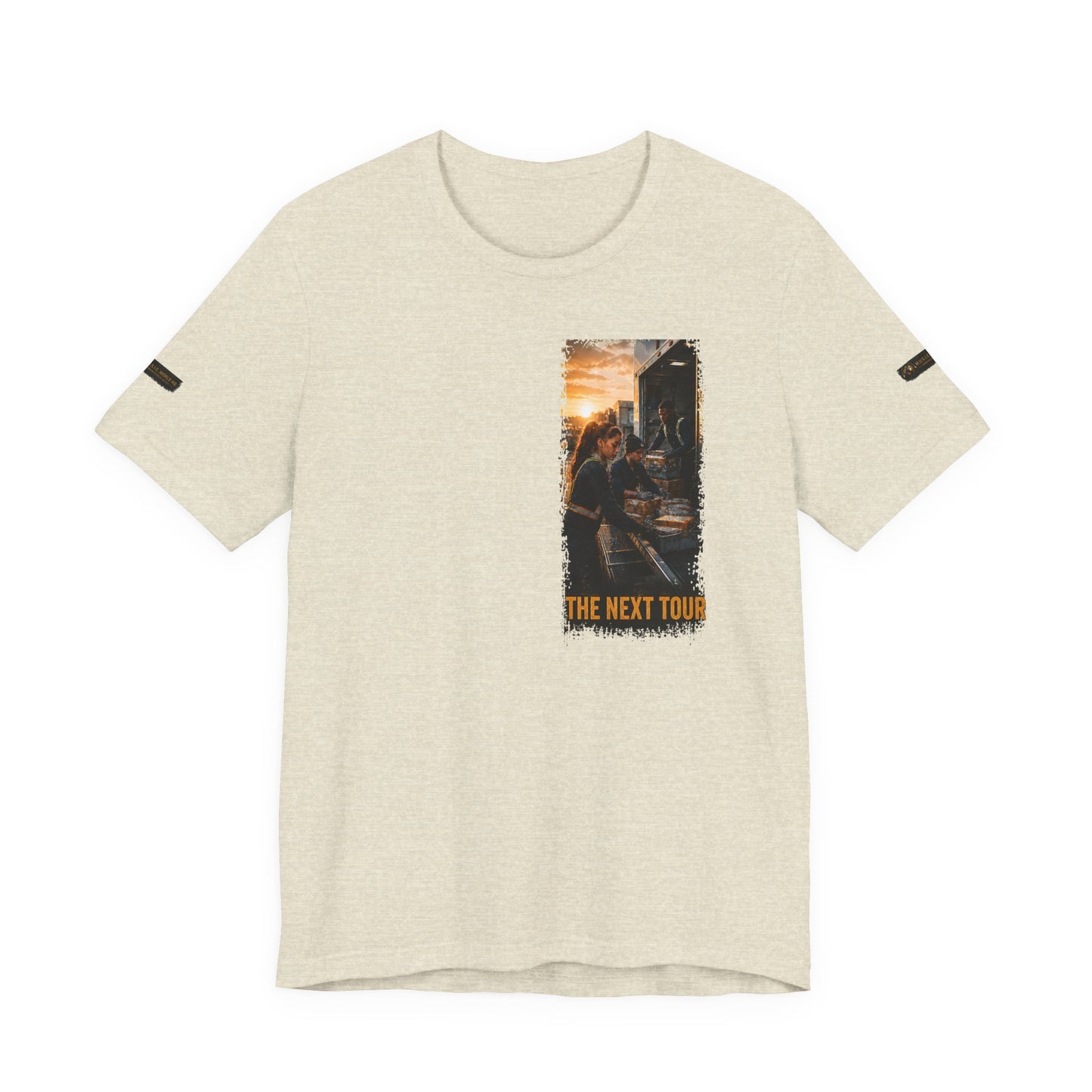 Postal Music — The Next Tour Premium Unisex T-Shirt — Color Group 6 of 11