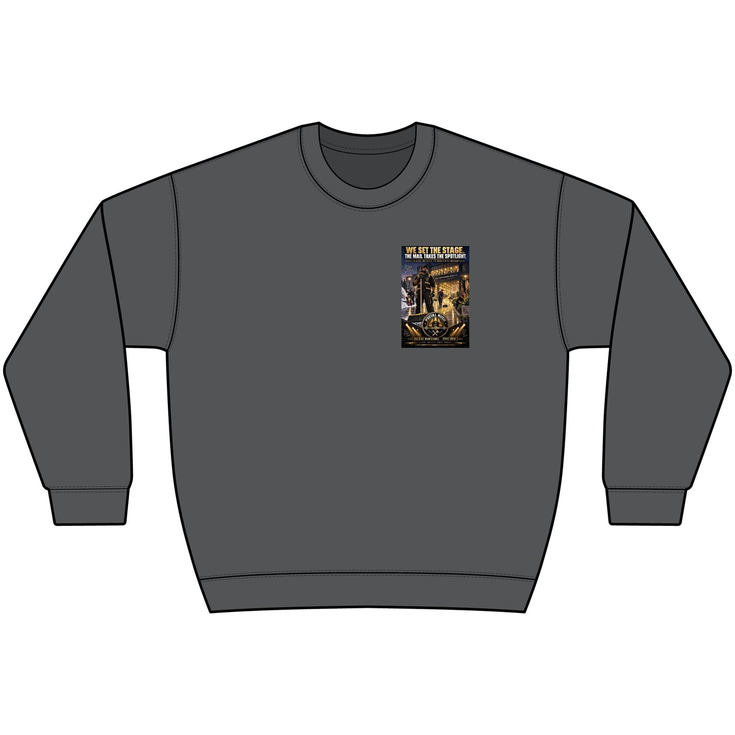 Postal Music - We Set the Stage - Heavyweight Crewneck Sweatshirt