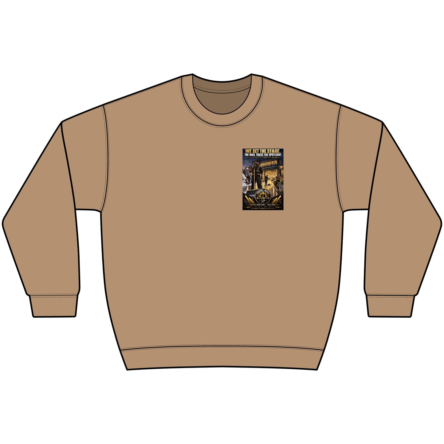 Postal Music - We Set the Stage - Heavyweight Crewneck Sweatshirt