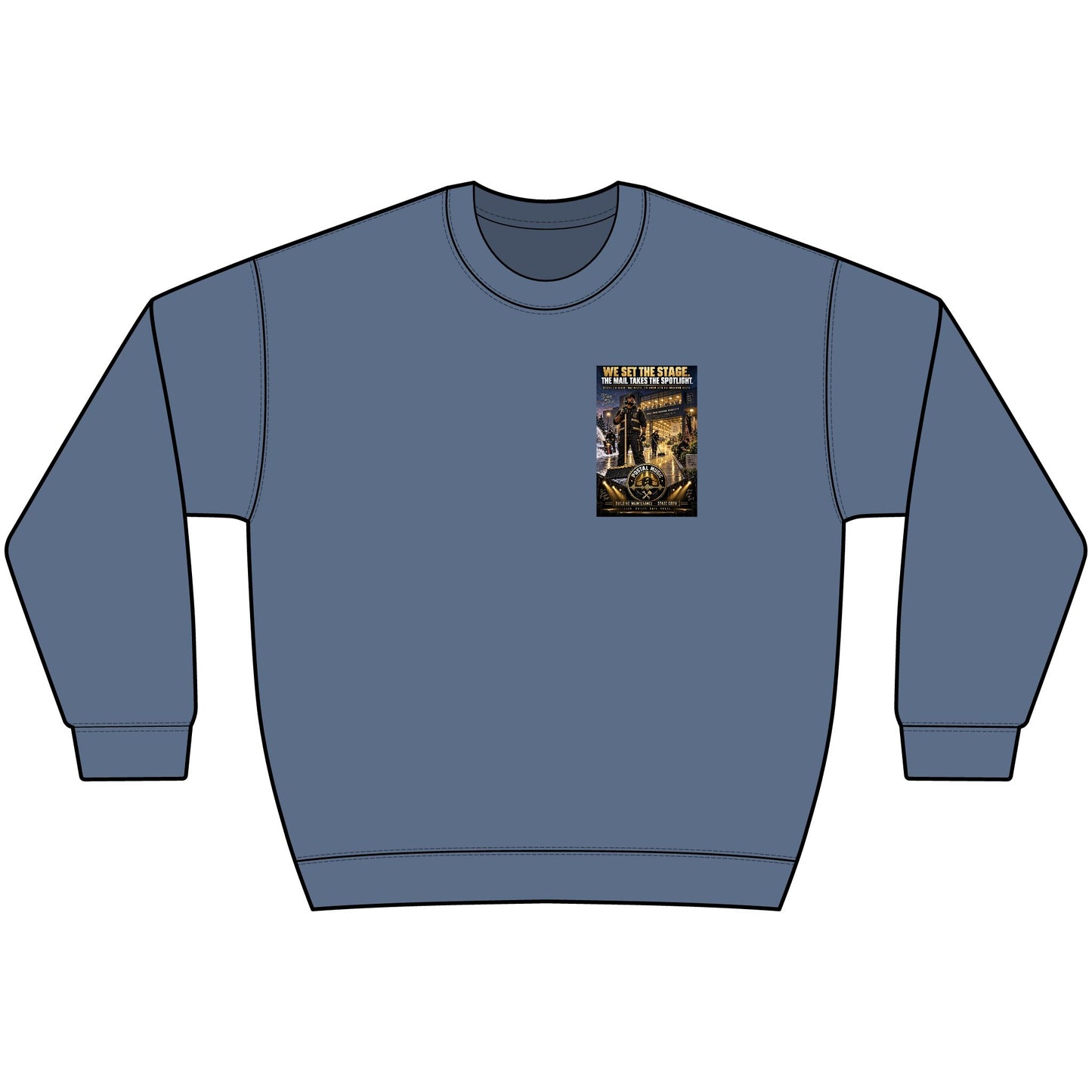 Postal Music - We Set the Stage - Heavyweight Crewneck Sweatshirt