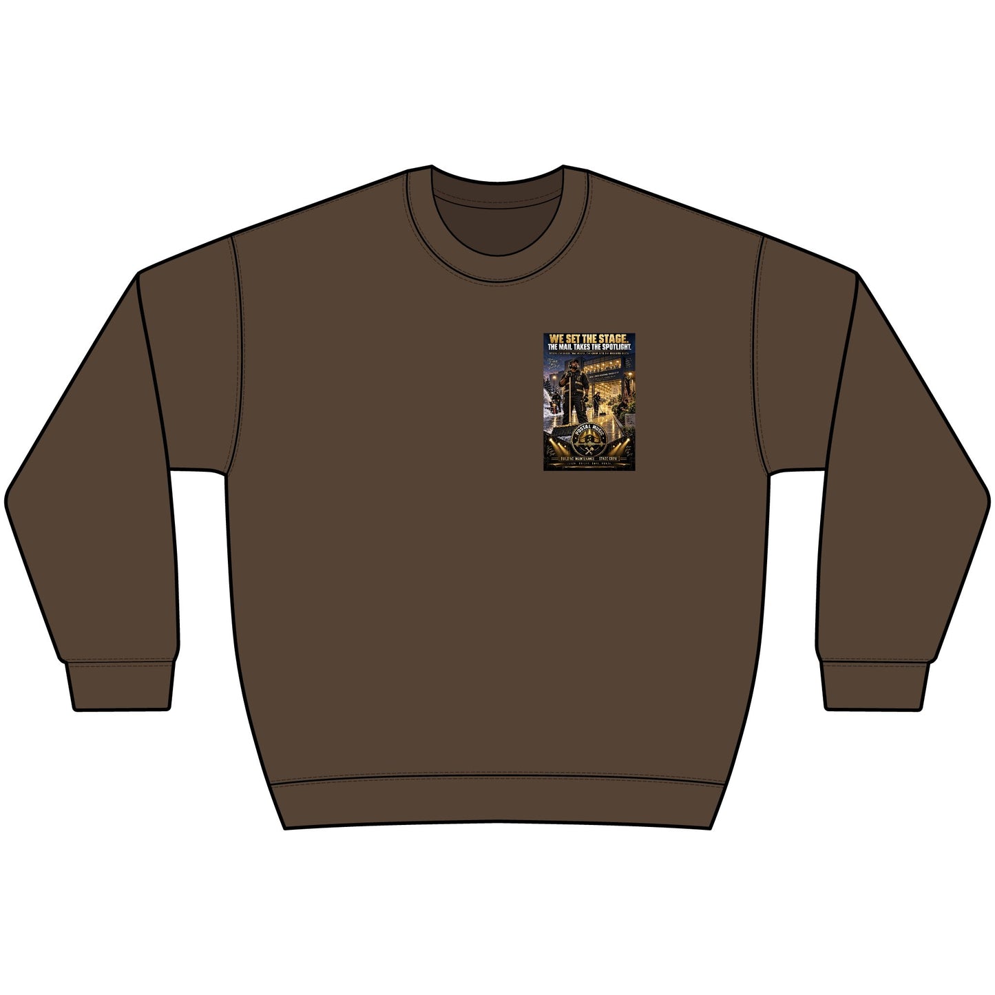 Postal Music - We Set the Stage - Heavyweight Crewneck Sweatshirt