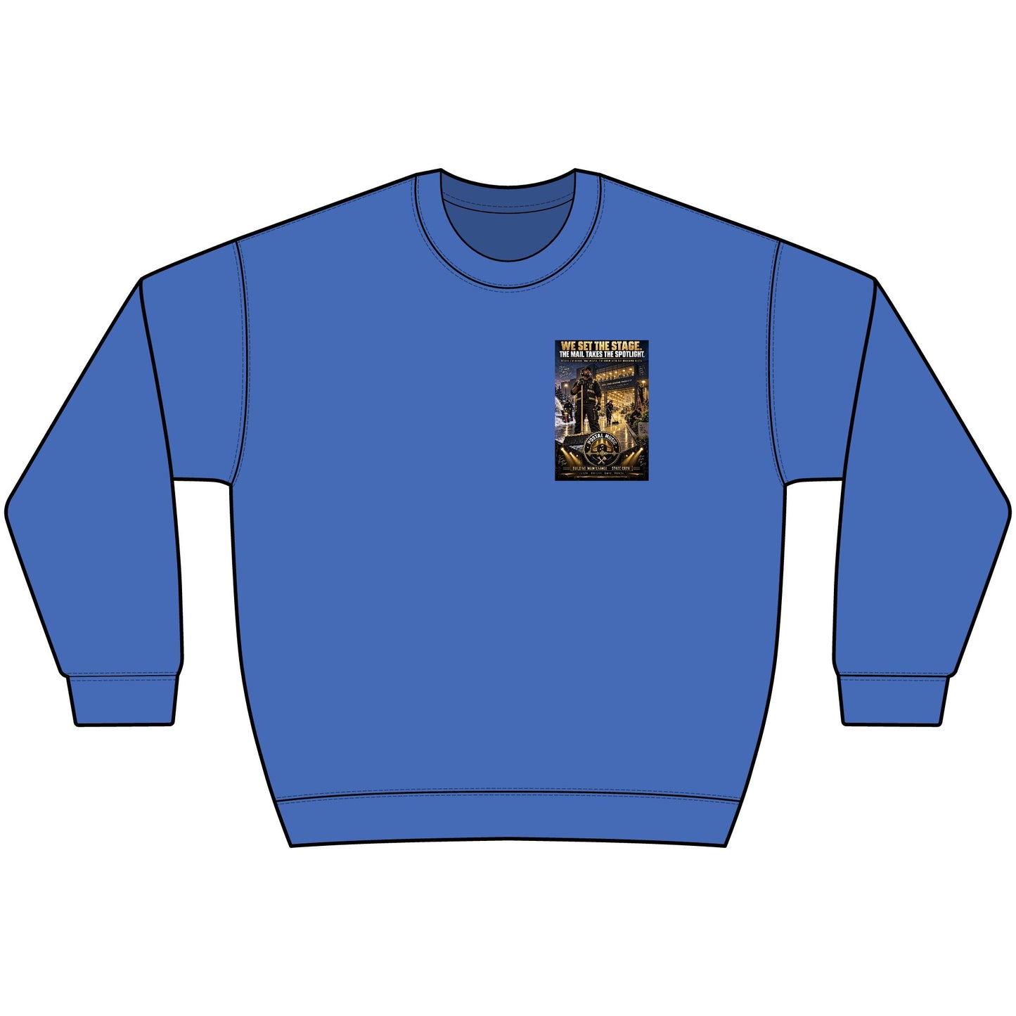 Postal Music - We Set the Stage - Heavyweight Crewneck Sweatshirt