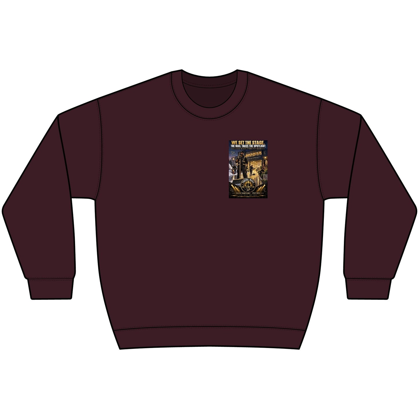 Postal Music - We Set the Stage - Heavyweight Crewneck Sweatshirt