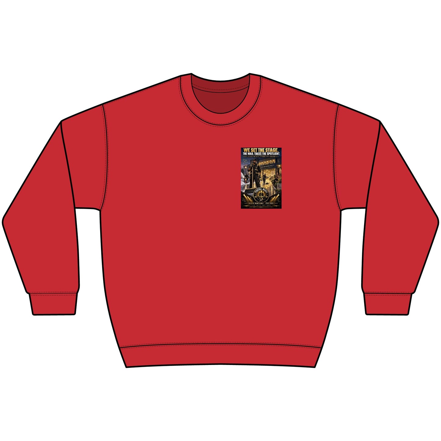 Postal Music - We Set the Stage - Heavyweight Crewneck Sweatshirt