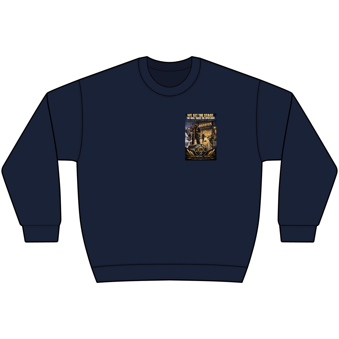 Postal Music - We Set the Stage - Heavyweight Crewneck Sweatshirt