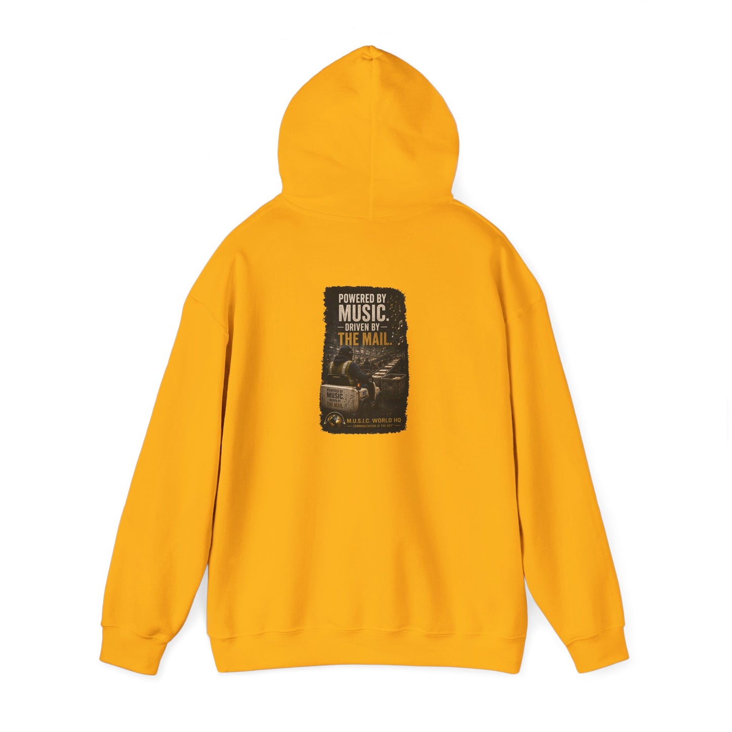 Postal Music - Powered by Music Hoodie - Colorways B