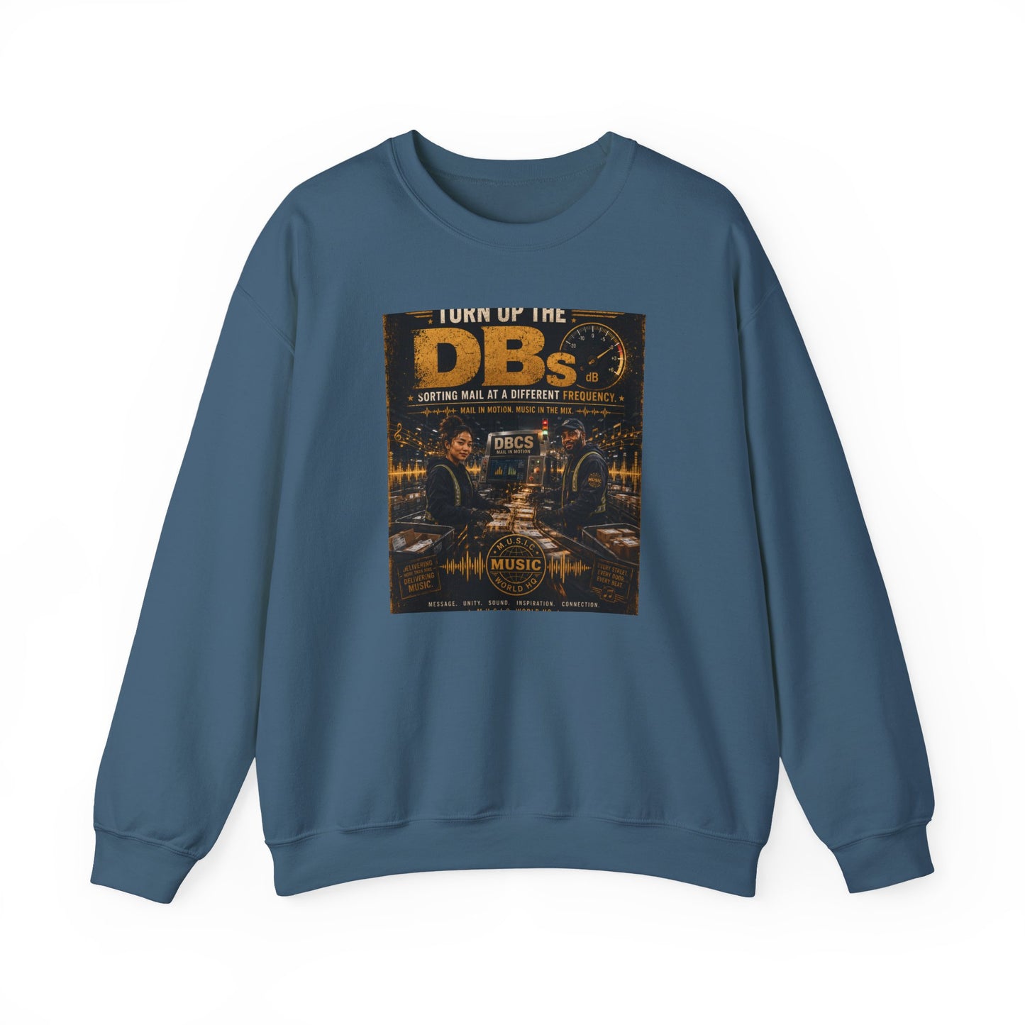 Turn Up the DBs — Men's Crewneck Sweatshirt (Jogger Set Top)