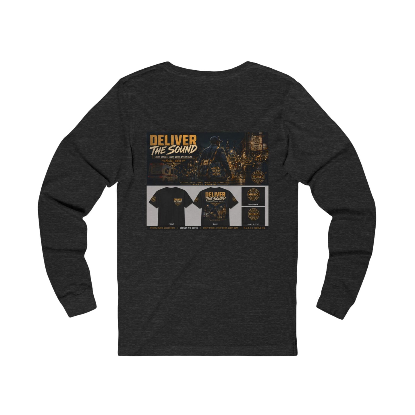 Postal Music — Deliver the Sound — Long-Sleeve T-Shirt