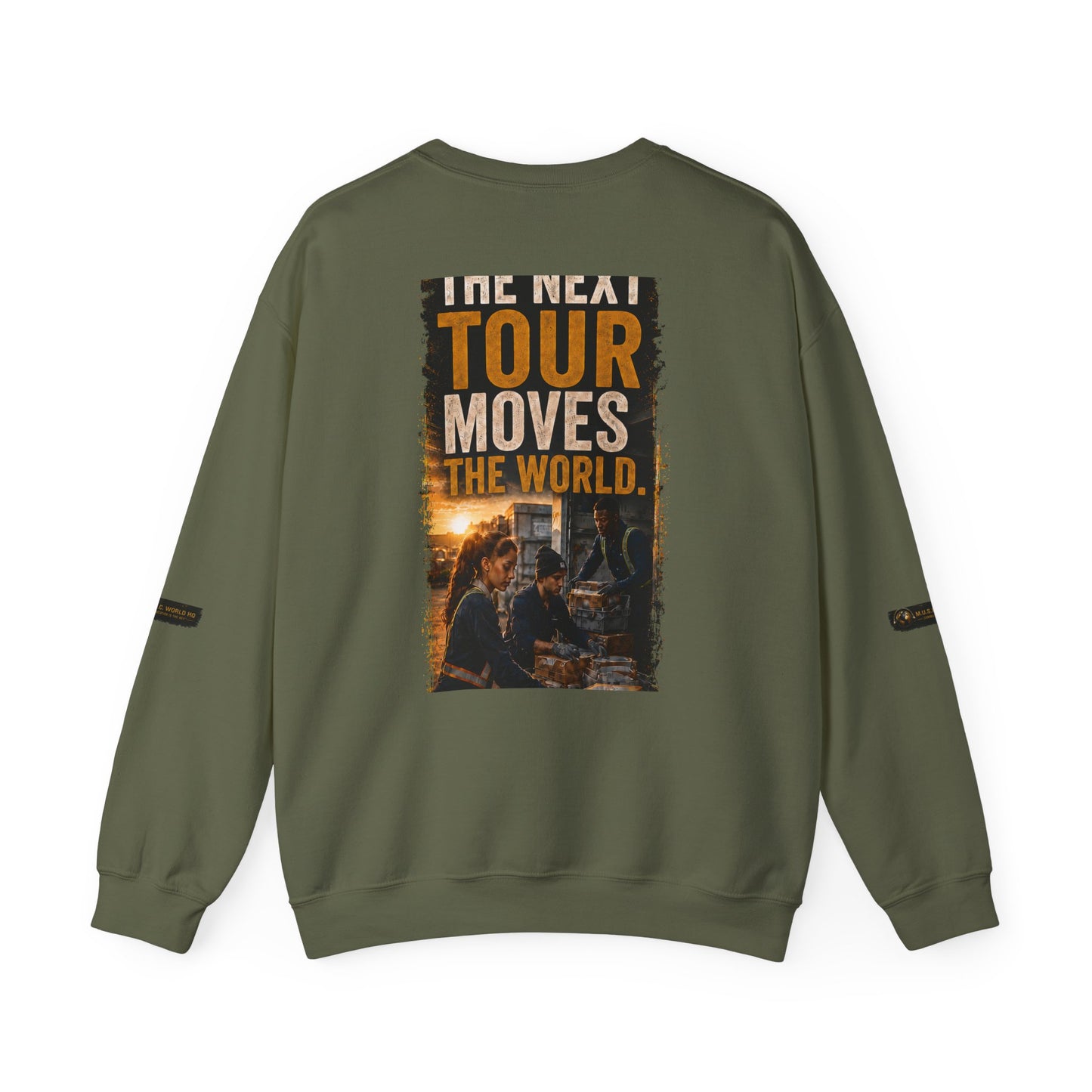 Postal Music — The Next Tour Core Crewneck Sweatshirt — Color Group 2 of 3
