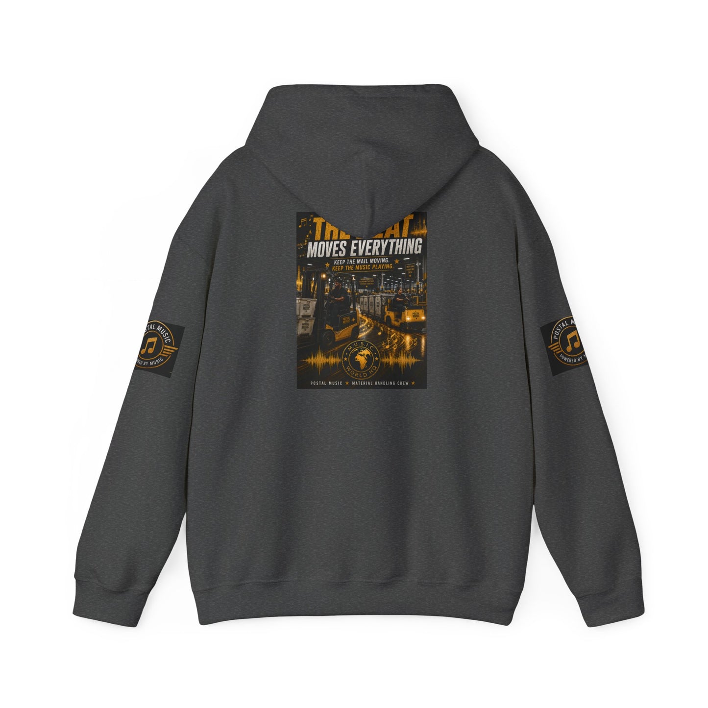 The Beat Moves Everything — Men's Hoodie | Postal Music