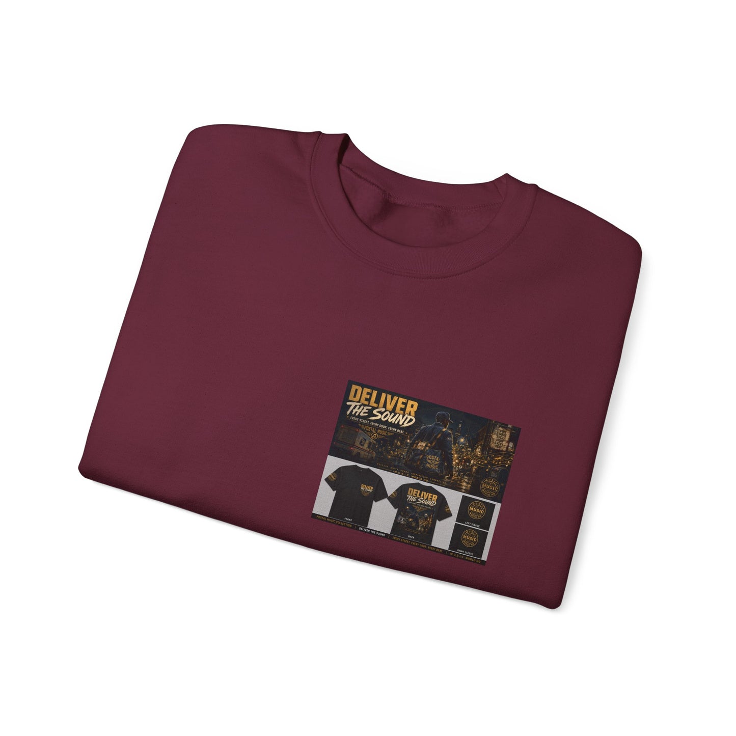 Postal Music — Deliver the Sound — Core Crewneck Sweatshirt