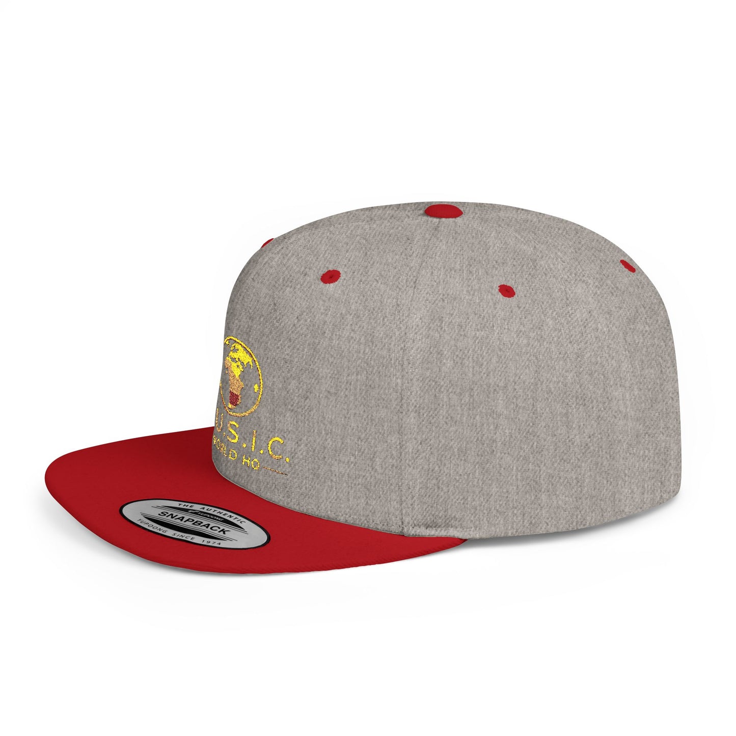 M.U.S.I.C. World HQ Heritage Premium Flat-Bill Snapback