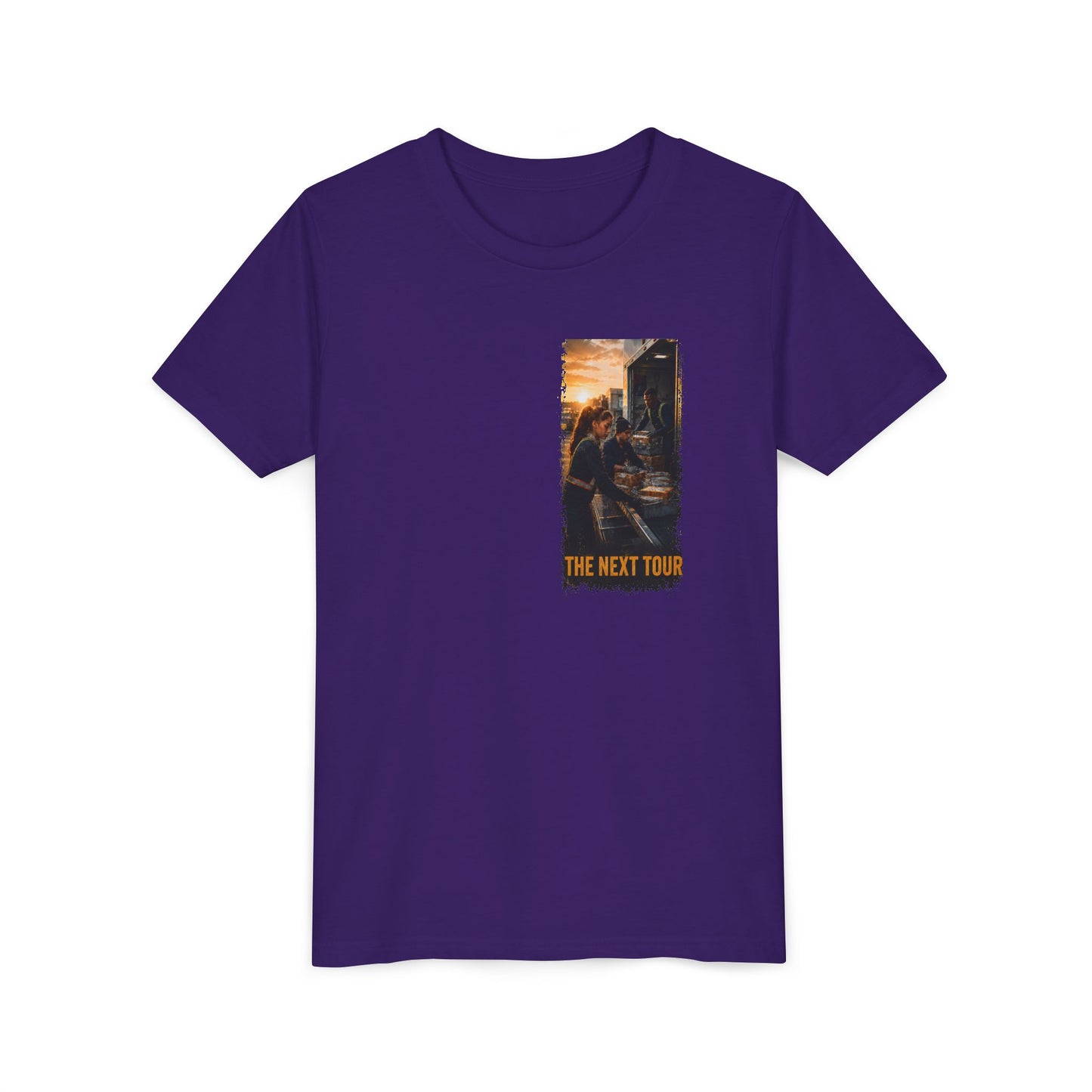 Postal Music — The Next Tour Youth T-Shirt — Color Group 1 of 2